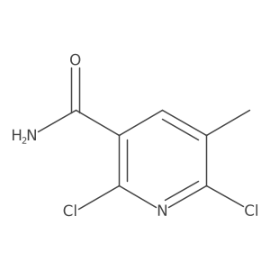 2,6-Dichloro-5-methylnicotinamide Structure
