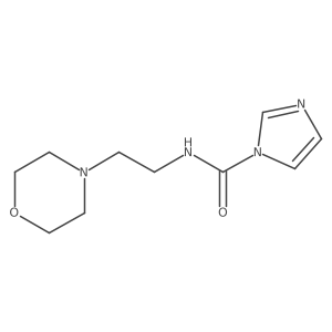 N-[2-(Morpholin-4-yl)ethyl]-1H-imidazole-1-carboxamide结构式