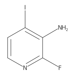 2-Fluoro-4-iodopyridin-3-amine结构式
