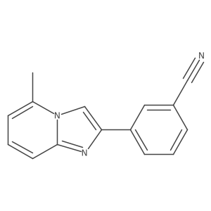 3-(5-Methylimidazo[1,2-a]pyridin-2-yl)benzonitrile Structure