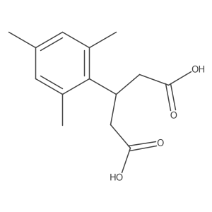 3-Mesitylpentanedioic Acid Structure