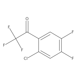 1-(2-Chloro-4,5-difluorophenyl)-2,2,2-trifluoroethan-1-one Structure