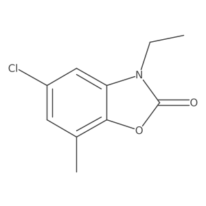 5-Chloro-3-ethyl-7-methyl-2(3h)-benzoxazolone结构式