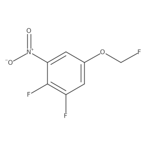 1,2-Difluoro-5-fluoromethoxy-3-nitrobenzene结构式