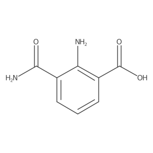2-Amino-3-carbamoylbenzoic acid结构式