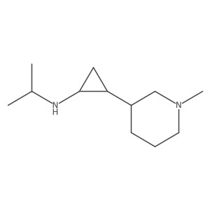 N-isopropyl-2-(1-methylpiperidin-3-yl)cyclopropanamine结构式