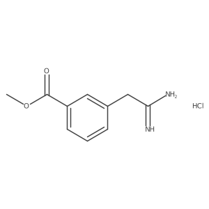 Methyl 3-(2-amino-2-iminoethyl)benzoate hydrochloride结构式