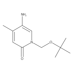 5-Amino-1-[(tert-butoxy)methyl]-4-methyl-1,2-dihydropyridin-2-one Structure