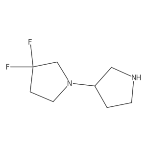 3,3-Difluoro-[1,3']bipyrrolidine Structure