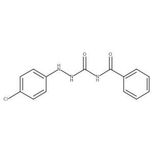 N-Benzoyl-2-(4-chlorophenyl)hydrazinecarboxamide Structure