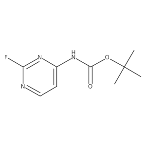 tert-Butyl (2-fluoropyrimidin-4-yl)carbamate Structure