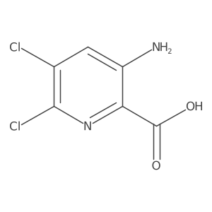 3-Amino-5,6-dichloropicolinic acid Structure