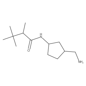 N-[3-(aminomethyl)cyclopentyl]-2,3,3-trimethylbutanamide结构式