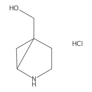 2-Azabicyclo[3.1.0]hexan-5-ylmethanol hcl Structure