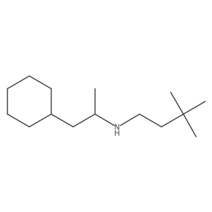(1-Cyclohexylpropan-2-yl)(3,3-dimethylbutyl)amine Structure