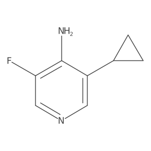 3-Cyclopropyl-5-fluoropyridin-4-amine Structure