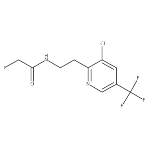 N-{2-[3-chloro-5-(trifluoromethyl)pyridin-2-yl]ethyl}-2-iodoacetamide结构式