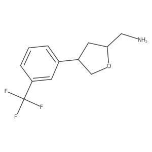 ((2S,4R)-4-(3-(Trifluoromethyl)phenyl)tetrahydrofuran-2-yl)methanamine Structure