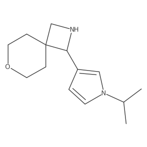 1-[1-(Propan-2-yl)-1H-pyrrol-3-yl]-7-oxa-2-azaspiro[3.5]nonane Structure