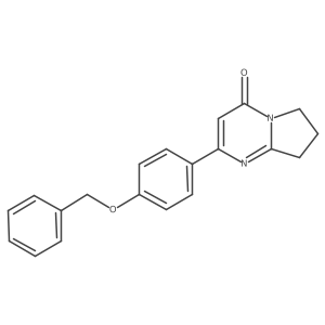 2-[4-(Benzyloxy)phenyl]-4H,6H,7H,8H-pyrrolo[1,2-a]pyrimidin-4-one结构式