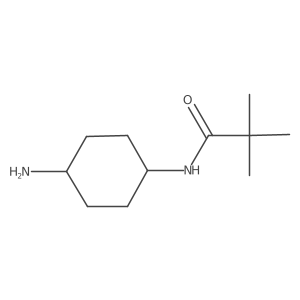 2,2-Dimethyl-N-[(1s,4s)-4-aminocyclohexyl]propanamide结构式