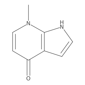 7-methyl-7H-pyrrolo[2,3-b]pyridin-4-ol结构式