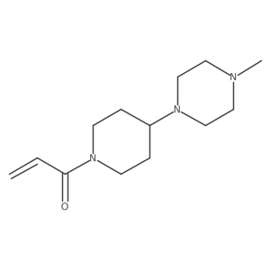 1-[4-(4-Methylpiperazin-1-yl)piperidin-1-yl]prop-2-en-1-one结构式