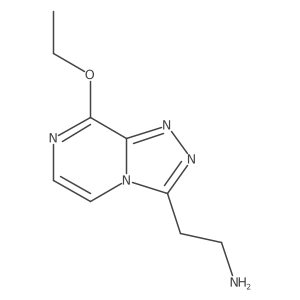 2-(8-Ethoxy-[1,2,4]triazolo[4,3-a]pyrazin-3-yl)ethan-1-amine Structure