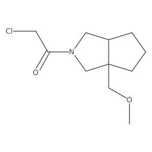 2-chloro-1-(3a-(methoxymethyl)hexahydrocyclopenta[c]pyrrol-2(1H)-yl)ethan-1-one Structure