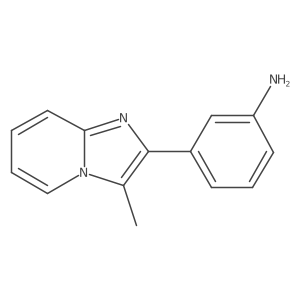 3-(3-Methylimidazo[1,2-a]pyridin-2-yl)aniline Structure