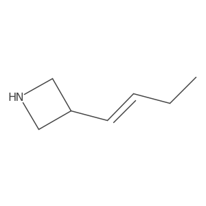 3-(But-1-en-1-yl)azetidine结构式