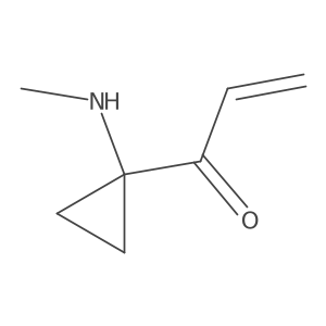1-[1-(Methylamino)cyclopropyl]prop-2-en-1-one结构式