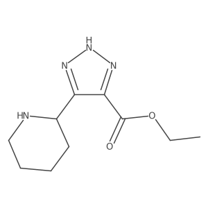 ethyl 5-(piperidin-2-yl)-1H-1,2,3-triazole-4-carboxylate Structure