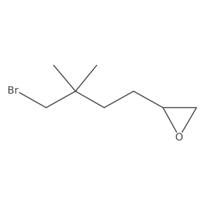 2-(4-Bromo-3,3-dimethylbutyl)oxirane Structure