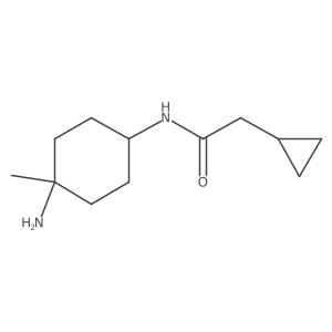 N-(4-amino-4-methylcyclohexyl)-2-cyclopropylacetamide Structure