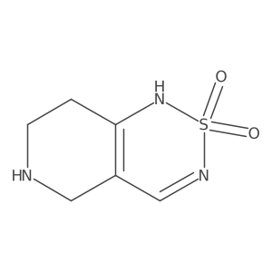 3H,5H,6H,7H,8H-2lambda6-pyrido[4,3-c][1,2,6]thiadiazine-2,2-dione Structure