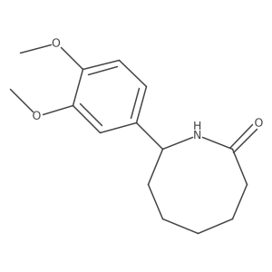 8-(3,4-Dimethoxyphenyl)azocan-2-one结构式
