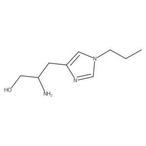 2-amino-3-(1-propyl-1H-imidazol-4-yl)propan-1-ol Structure
