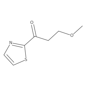 3-Methoxy-1-(1,3-thiazol-2-yl)propan-1-one Structure