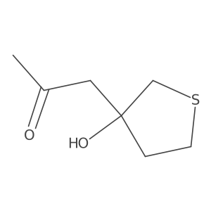 1-(3-Hydroxythiolan-3-yl)propan-2-one Structure