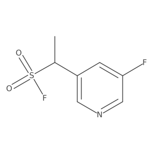 1-(5-Fluoropyridin-3-yl)ethane-1-sulfonyl fluoride Structure