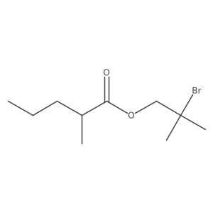 2-Bromo-2-methylpropyl 2-methylpentanoate Structure