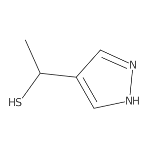 1-(1h-Pyrazol-4-yl)ethane-1-thiol Structure