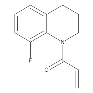 1-(8-Fluoro-1,2,3,4-tetrahydroquinolin-1-yl)prop-2-en-1-one Structure