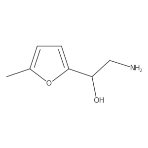 (1S)-2-amino-1-(5-methylfuran-2-yl)ethan-1-ol Structure