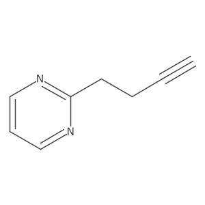 2-(But-3-yn-1-yl)pyrimidine Structure
