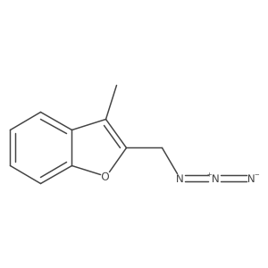2-(Azidomethyl)-3-methyl-1-benzofuran结构式
