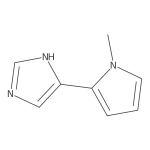 4-(1-methyl-1H-pyrrol-2-yl)-1H-imidazole结构式
