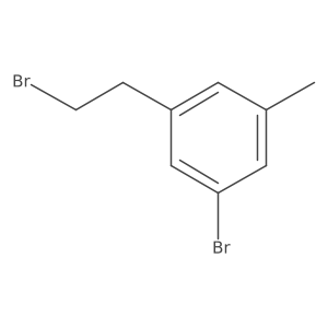 1-Bromo-3-(2-bromoethyl)-5-methylbenzene结构式