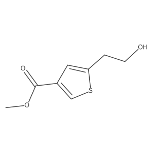 Methyl 5-(2-hydroxyethyl)thiophene-3-carboxylate Structure